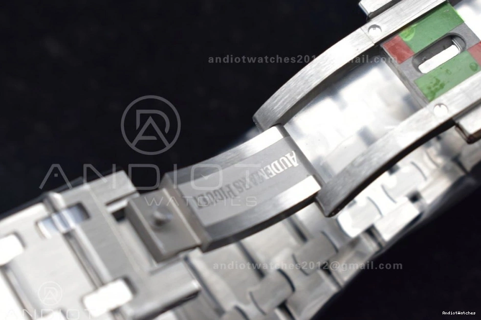 SS Textured Royal A Supportive on 39mm ZF Bracelet Oak SS 15202 1043 1:1 Edition Best Dial Blue 1218